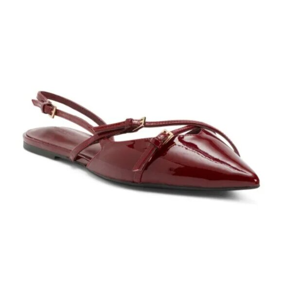 TONY BIANCO Patent Leather Jamo Flat Mules